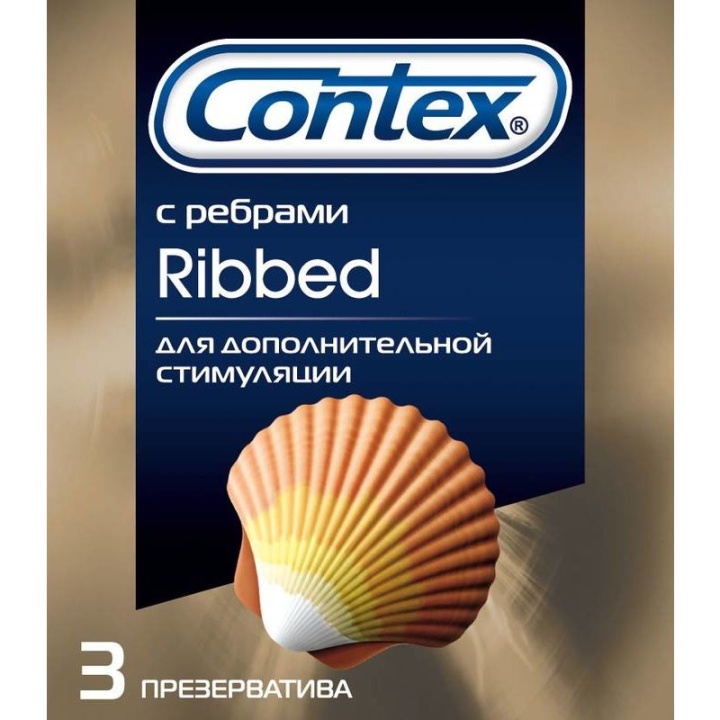 Презервативы "Contex" Ribbed №3